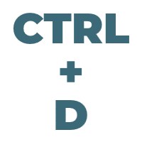 Ctrl D