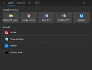 Aplikace Win 10