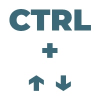 Přepínání mezi položkami pomocí CTRL