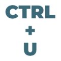 Ctrl U